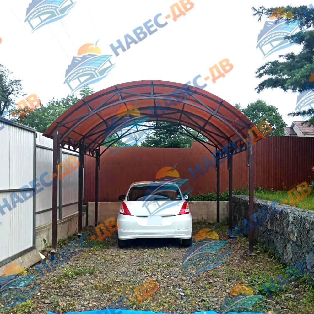 Навес арочный 4х4.8