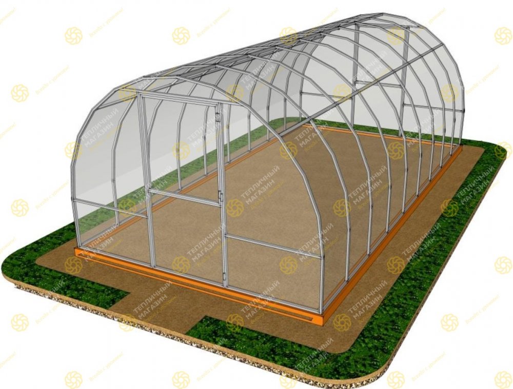 Каркас теплицы ДВ Усиленная (3x6 метра)