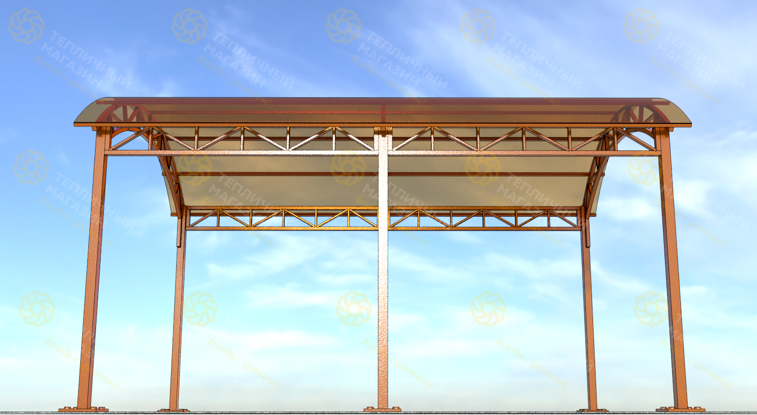 Навес 3х5 метра