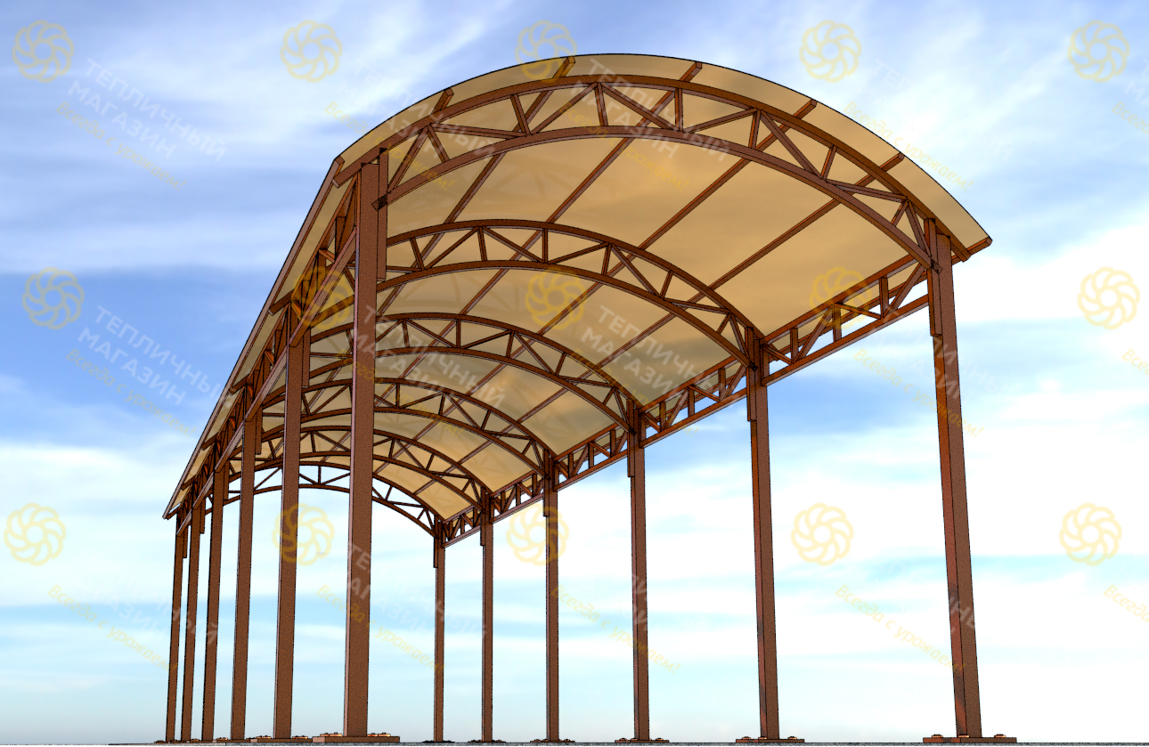 Навес 3х10 метров