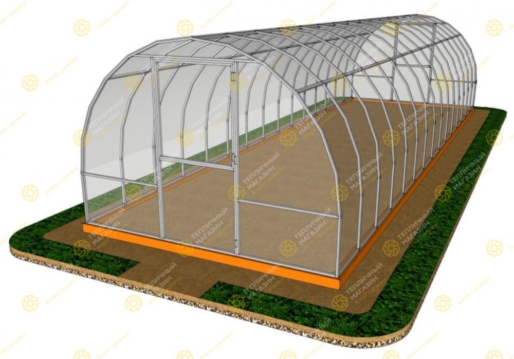 Каркас теплицы ДВ Профи (3x10 метра)