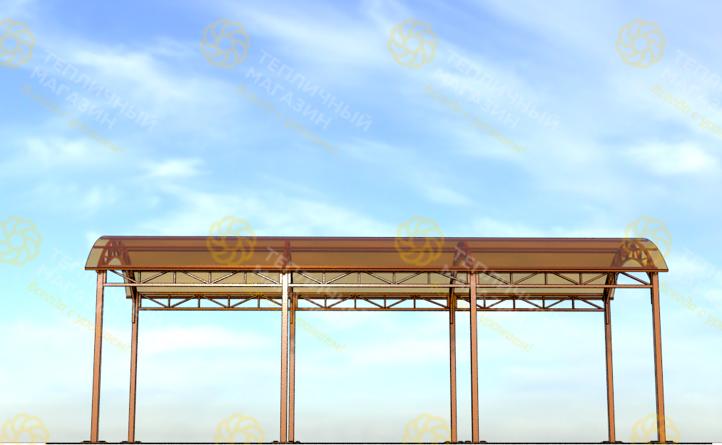 Навес 3х8 метра