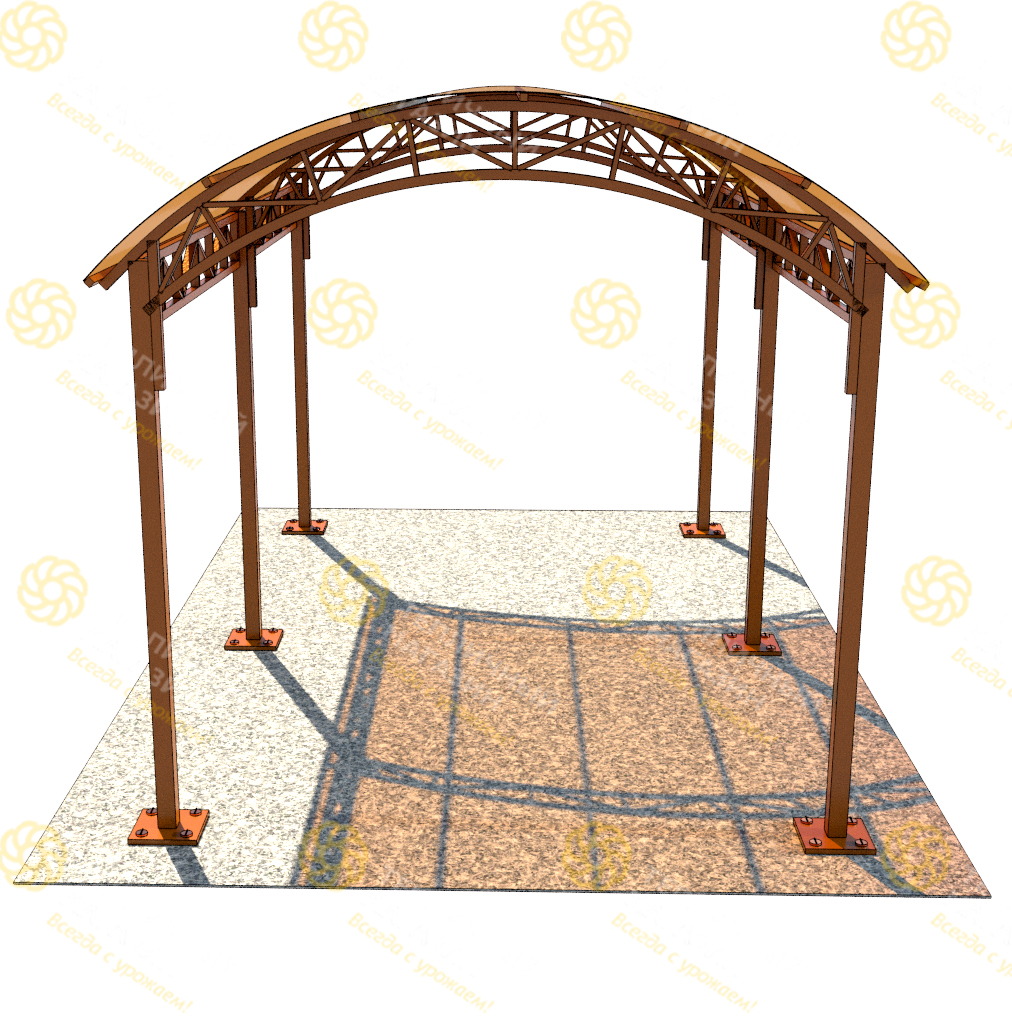 Навес 3х5 метра