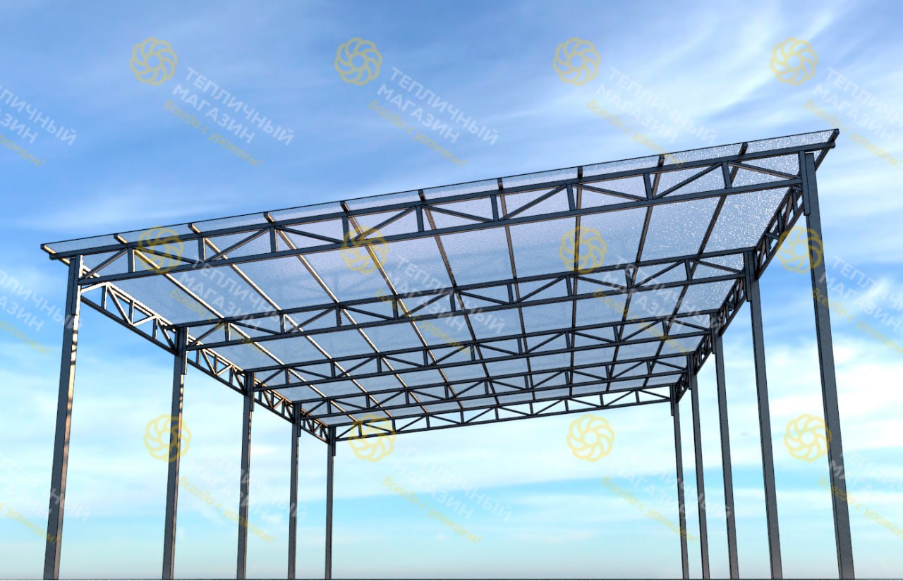 Навес 6х10 метров