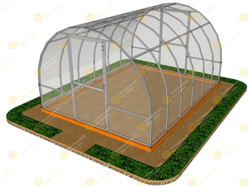 Каркас теплицы ДВ Профи (3x4 метра)