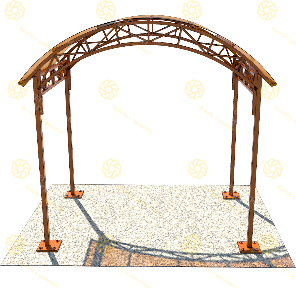 Навес 3х2 метра