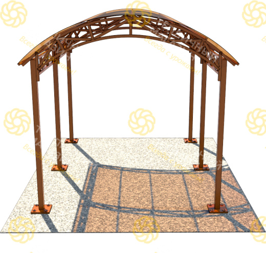 Навес 3х4 метра