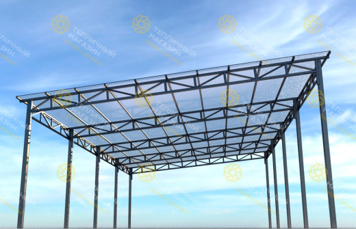 Навес 6х10 метров